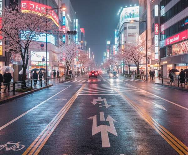 marka pejalan kaki jepang