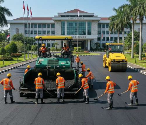 jasa pengaspalan hotmix majalengka