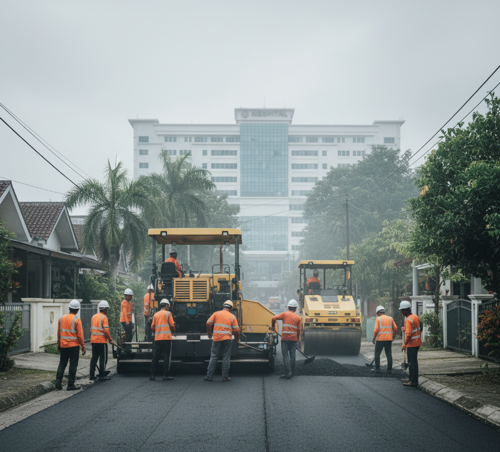 Harga aspal hotmix Bandung per ton untuk proyek konstruksi jalan