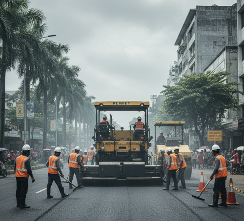 harga aspal bekasi geratis survey