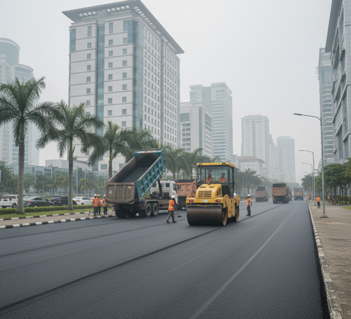 harga aspal hotmix subang