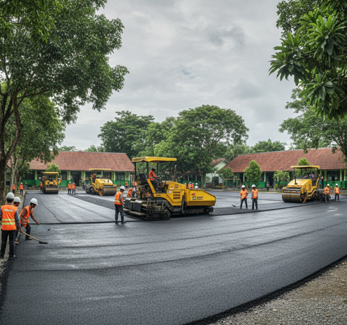 Daftar Harga Aspal Tangerang 2025 – Hotmix, Coldmix & Emulsi