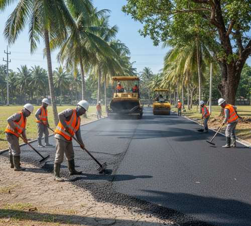 jasa pengaspalan jalan perumahan cikarang