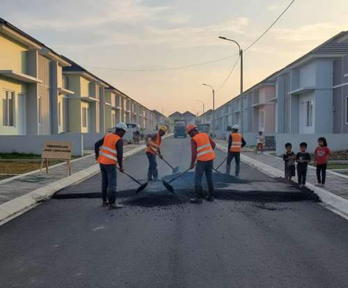 jasa pengaspalan jalan perumahan pandeglang 2025