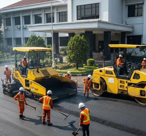 jasa pengaspalan cirebon 1 ton