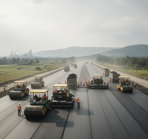 harga aspal pandeglang 60.000/m2